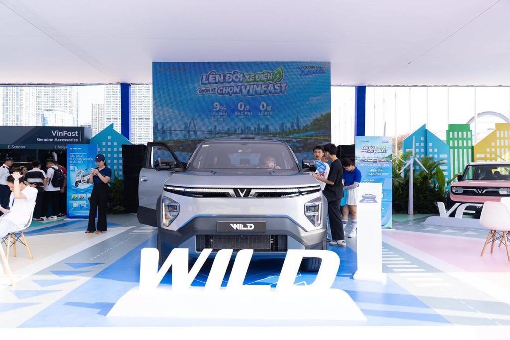 VinFast VF Wild tại khu trưng bày của VinFast